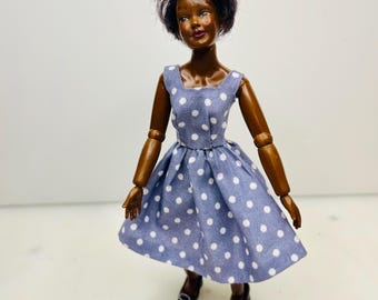 Polka Dot dress for Heidi Ott ladies 1:12