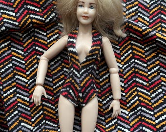 Swimsuit for Heidi Ott lady slim models (1:12) the doll is not included