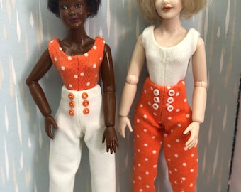 Bodysuit and trousers for Heidi Ott ladies 1/12 the doll not included