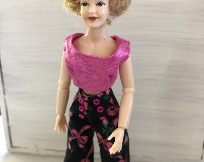 Heidi Ott outfits pink and black 1/12 the doll not included