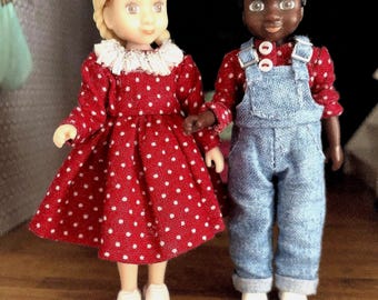 Lundby children clothing (1:18)