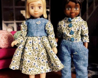 Lundby children clothing (1:18)