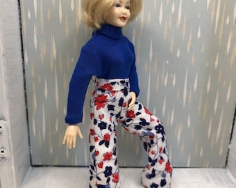 Bodysuit and trousers for Heidi Ott ladies 1/12 the doll not included