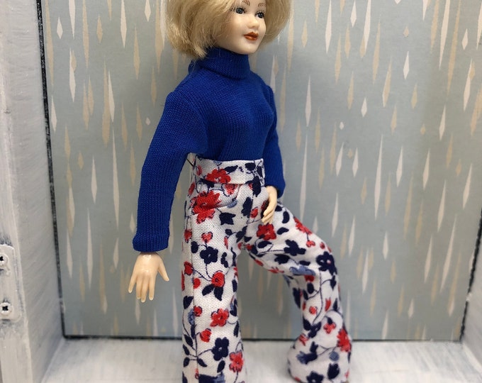 Bodysuit and trousers for Heidi Ott ladies 1/12 the doll not included