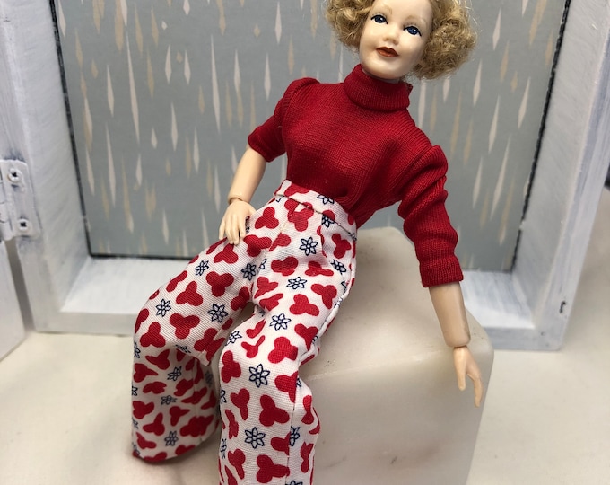 Bodysuit and trousers for Heidi Ott ladies 1/12 the doll not included