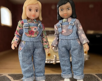 New Lundby girl doll with new clothes (1:18)
