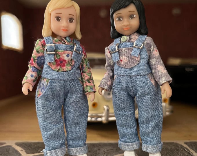 New Lundby girl doll with new clothes (1:18)