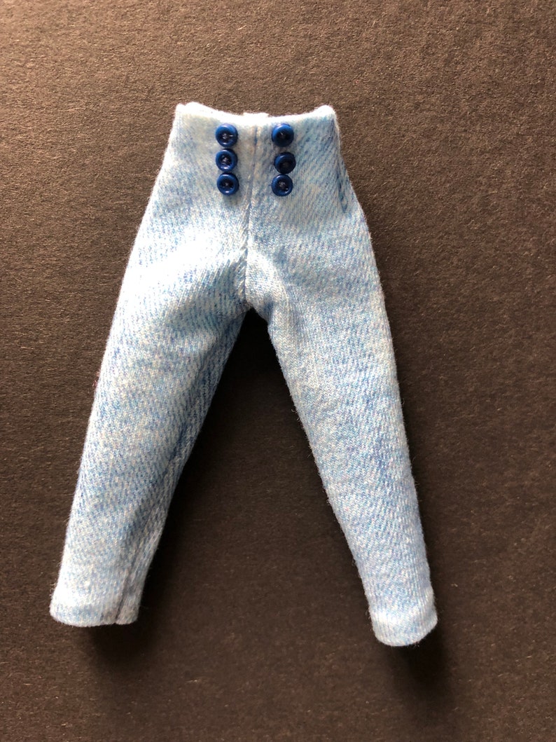 Trousers for Phicen doll 1:12 Blue