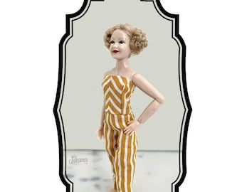 Digital PDF file only - Sewing Pattern without instruction for Heidi Ott Dolls -All Slim Model- (1:12) Nr 003