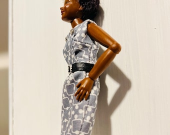 Exclusive dress for Heidi Ott lady 1/12 scale - doll  and shoes are not included -
