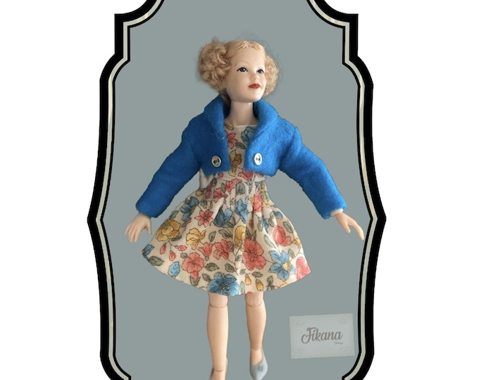 Digital PDF file only - Sewing Pattern without instruction for Heidi Ott Dolls -All Slim Model- (1:12) Nr 005