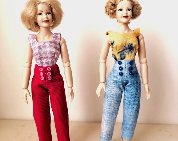 Top and trousers for Heidi Ott ladies 1/12 the dolls are not included