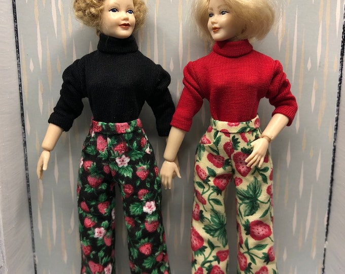 Bodysuit and trousers for Heidi Ott ladies 1/12 the doll not included