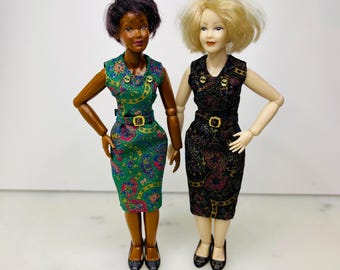 Exclusive dress for Heidi Ott lady 1/12 scale - The dolls are not included -