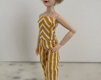 Jumpsuit for Heidi Ott lady (slim models) 1:12 The doll not included.
