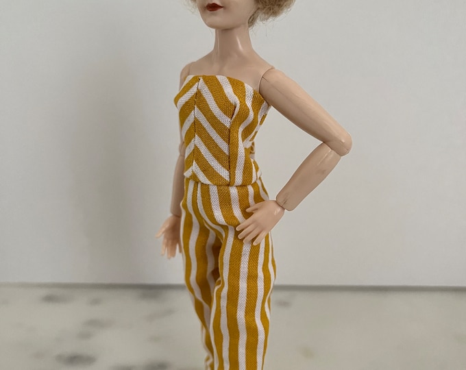 Jumpsuit for Heidi Ott lady (slim models) 1:12 The doll not included.