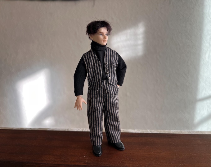 Featured listing image: 1:12 Heidi Ott Men’s Clothing – Handmade Miniature Outfit