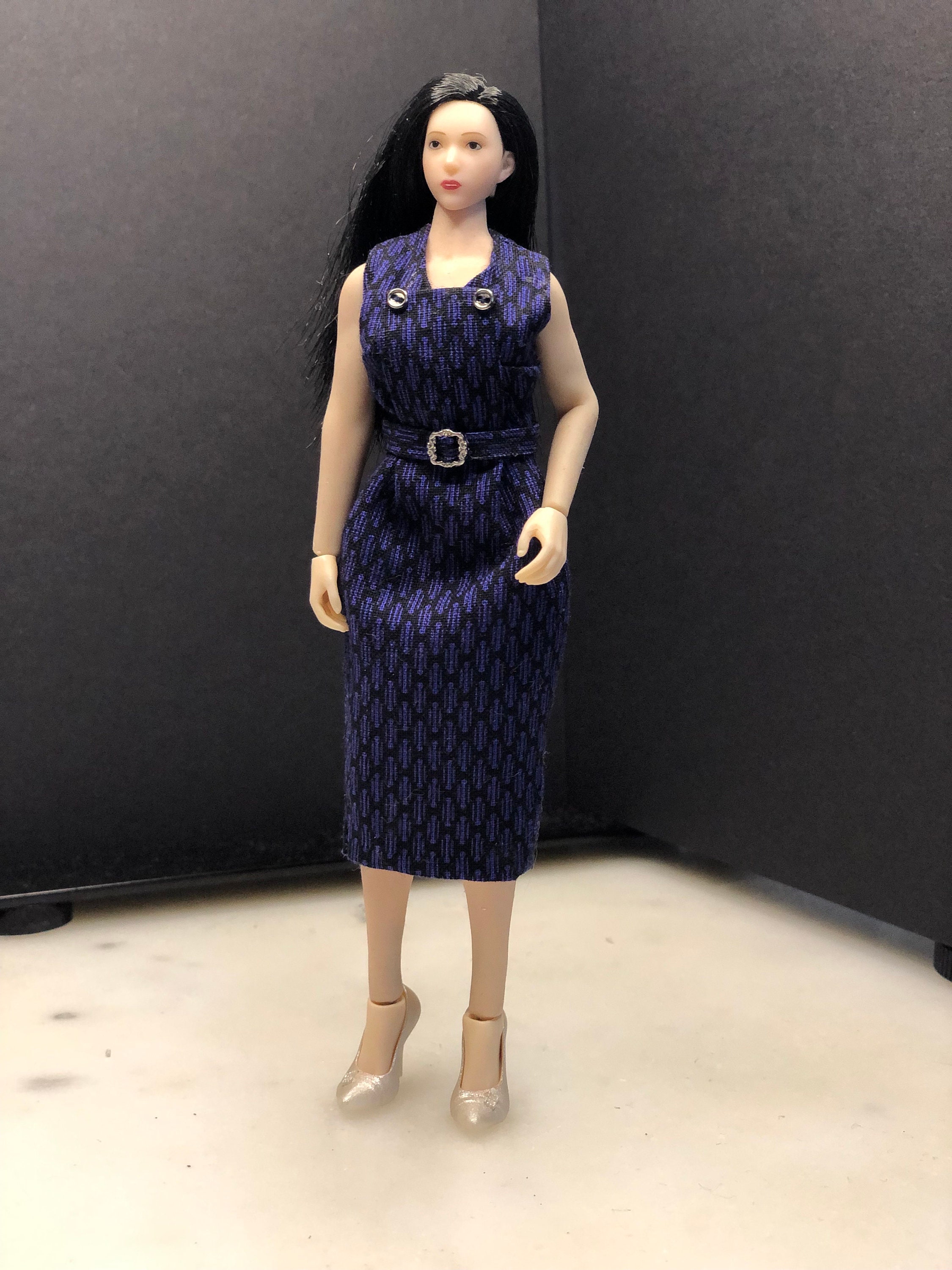 1/12 1:12 Dress for 6 Tbleague PHICEN Female Body 1/12 Phicen