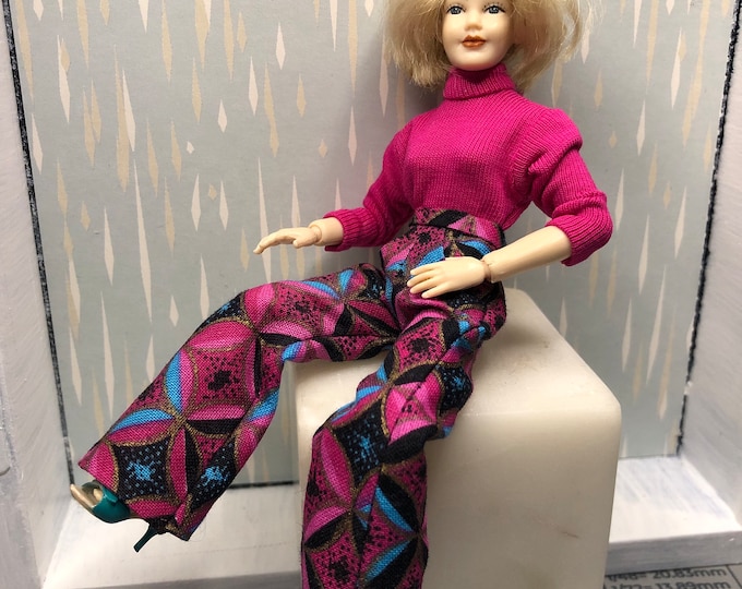 Bodysuit and trousers for Heidi Ott ladies 1/12 the doll not included