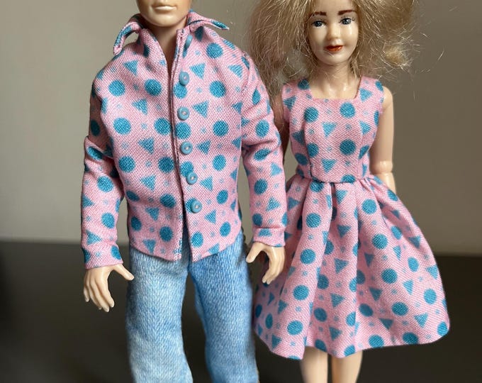 Outfits for Heidi Ott couple (1:12) The dolls and shoes are not included