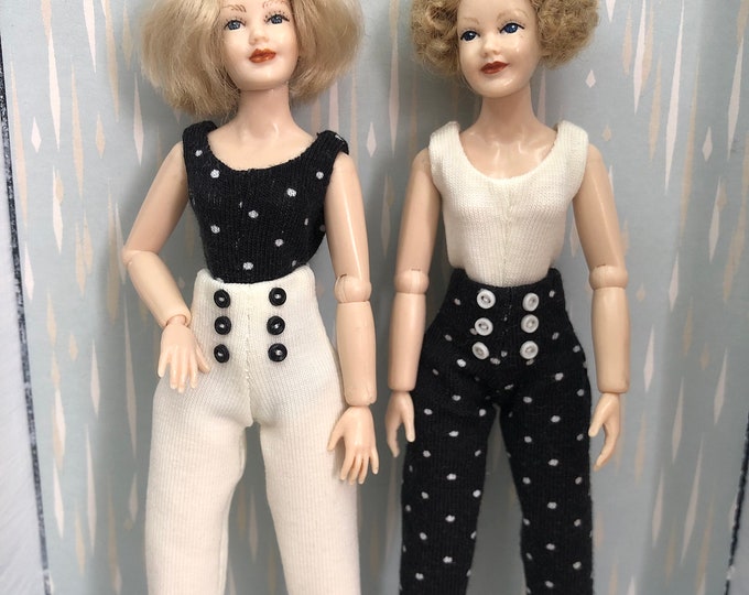 Bodysuit and trousers for Heidi Ott ladies 1/12 the doll not included