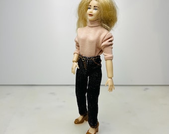 Bodysuit and Skinny Jeans for Heidi Ott ladies 1/12 the doll not included