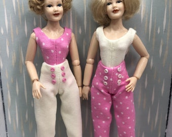 Bodysuit and trousers for Heidi Ott ladies 1/12 the doll and shoes are not included