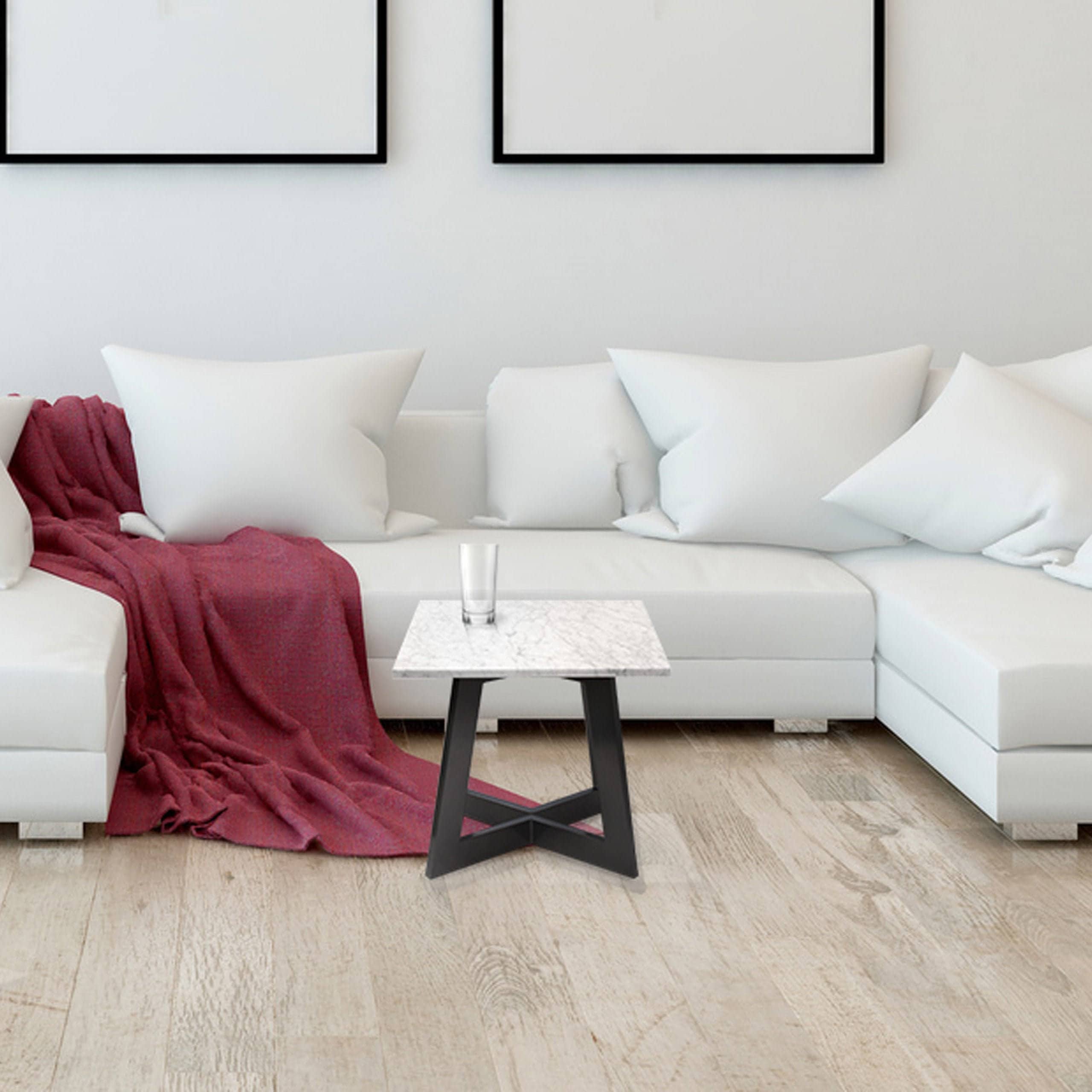 Table Basse, Amand S, Marbre, Fait À La Main, Plateau En Table Pour Le Salon, Banc Basse Avec Dessus Marbre