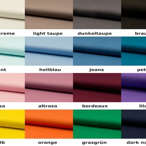 Bündchenstoff Uni verschiedene Farben Öko-Tex zertifiziert