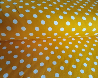 Jersey large dots yellow/white