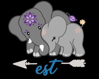 Download Elephants Svg Etsy PSD Mockup Templates