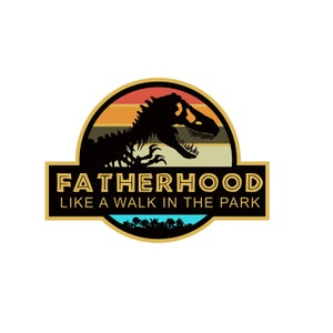 Familie - Vaterschaft wie ein Spaziergang im Park | Digitale Schnittdatei | SVG | eps | png | pdf |