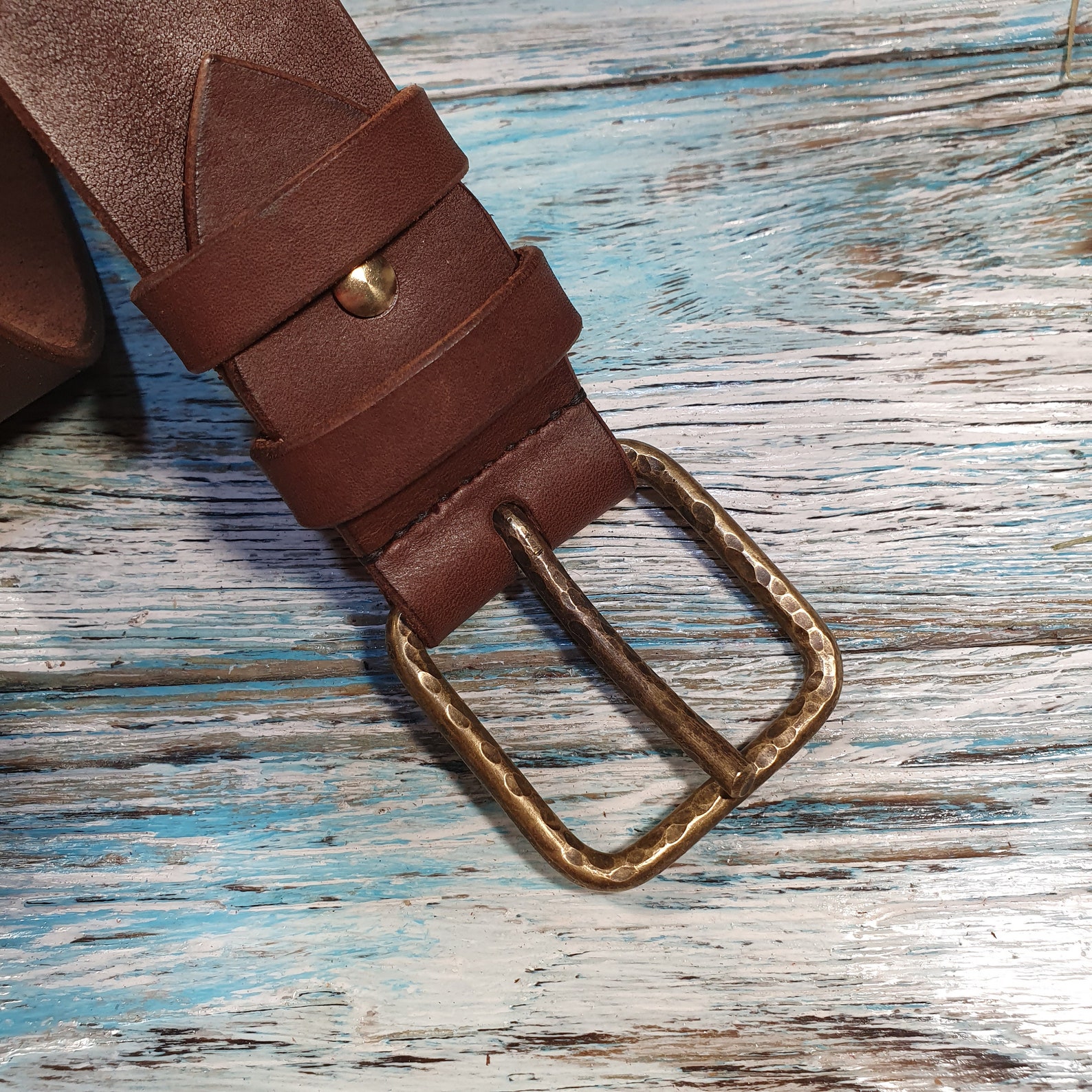 Biker leather belt Utility leather belt Personalized belt Etsy