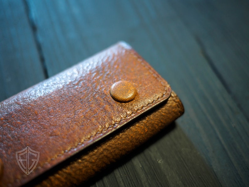 Pocket key case Leather key holder Custom Key CaseLeather Key Etsy