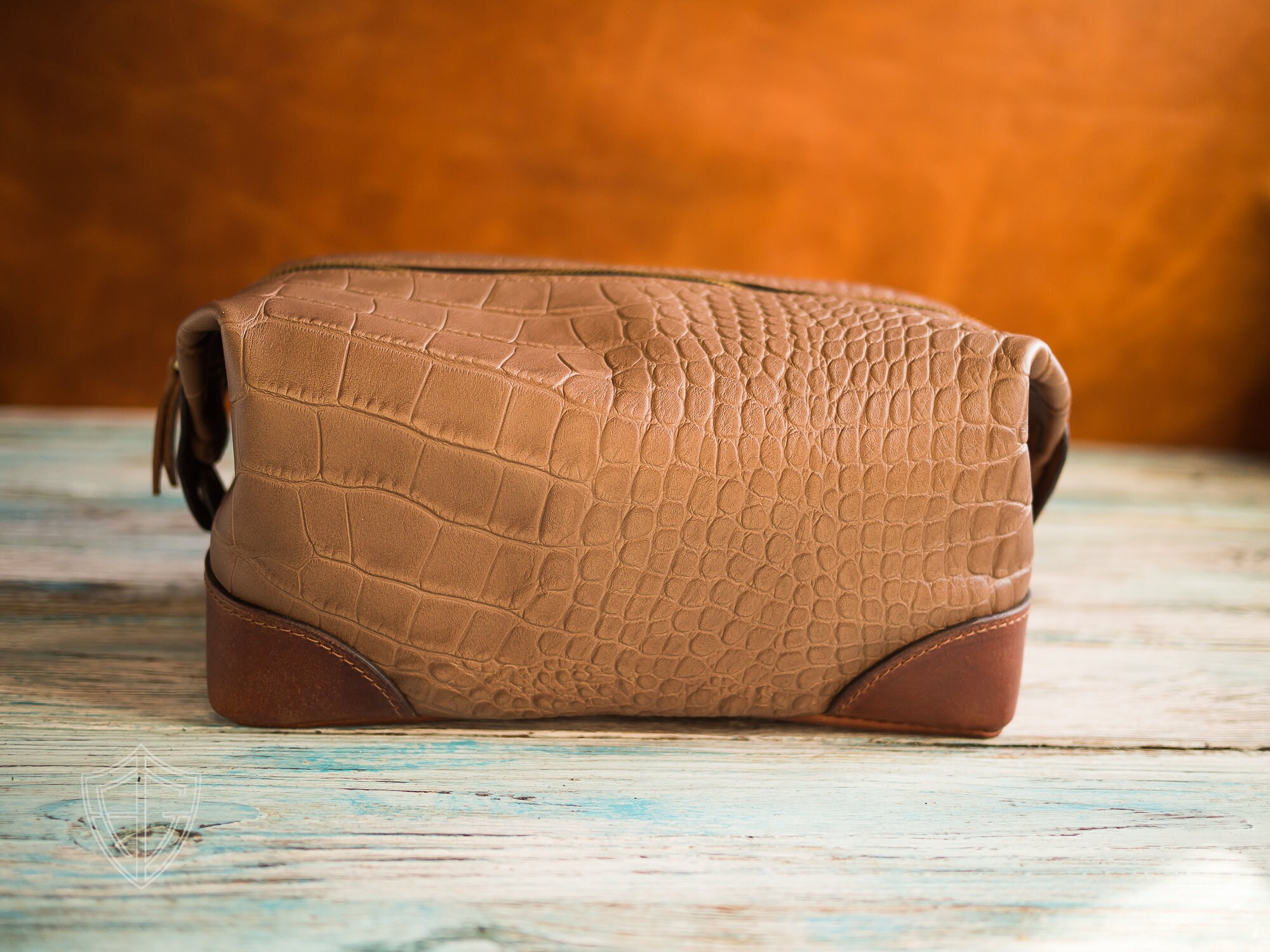 Shaving bag for men Mens leather dopp kit Travel toiletry bag Etsy