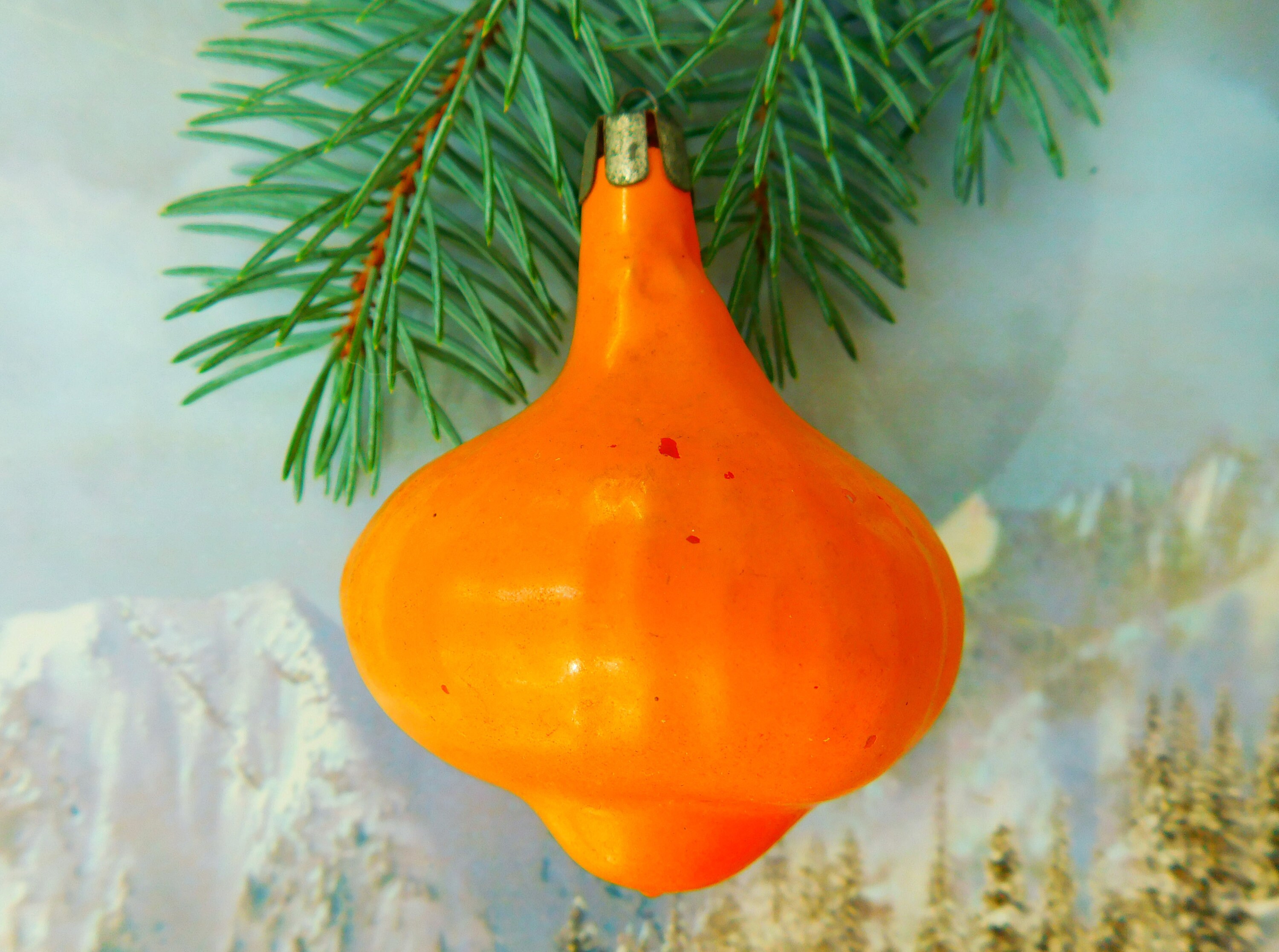 Nine vegetables Vintage Christmas ornament ornaments Etsy