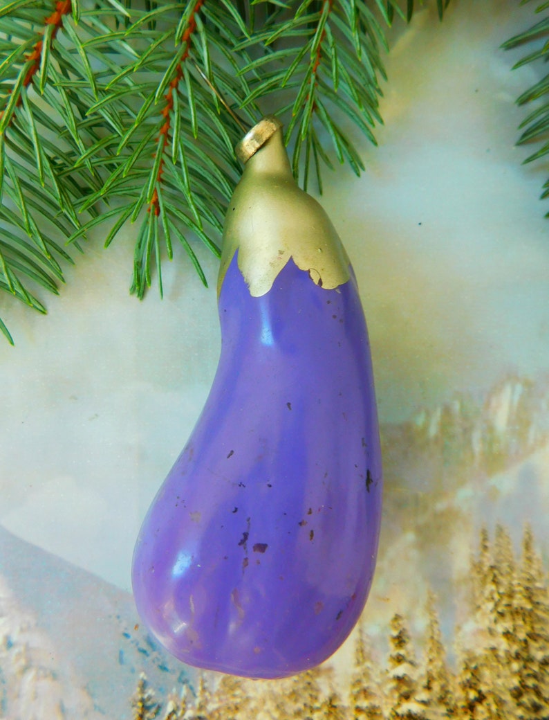 Nine vegetables Vintage Christmas ornament ornaments Etsy