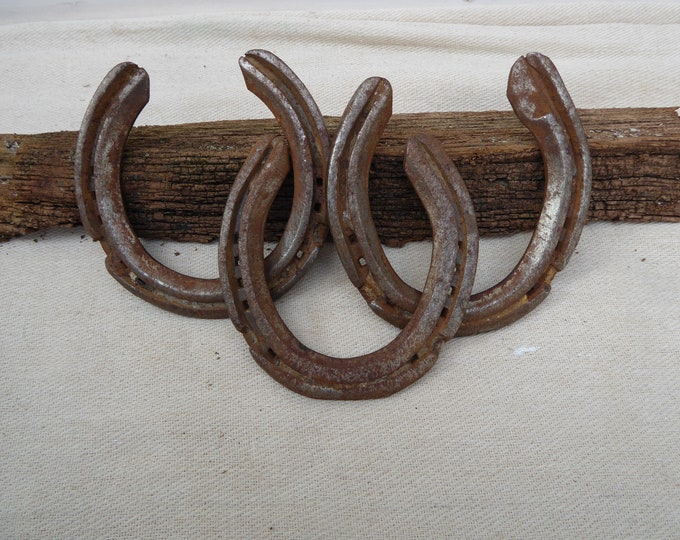Used horseshoes, Horseshoe game, equine gift, pony shoes, steel hoops, good luck charm, wedding gift, gift for couples