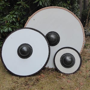 Blank Round Shield, medieval knight, re-enactment ready shield