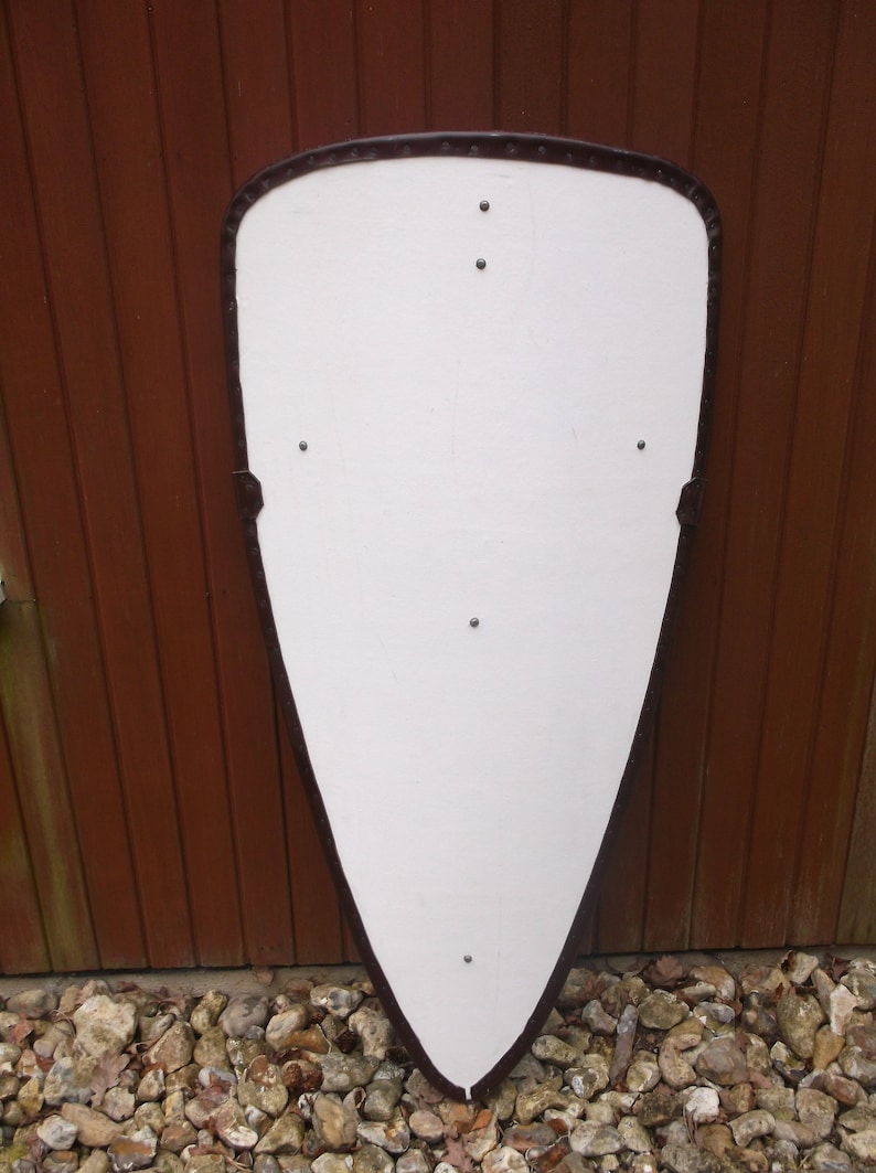 Blank Flat Topped Kite Shield: Re-enactment Ready Medieval Crusader ...