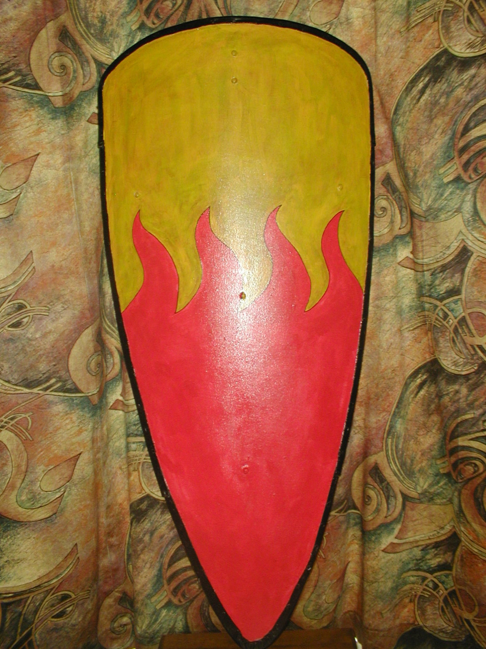 Basic Long Kite Shield Byzantium Shield Flat Topped Shield Etsy