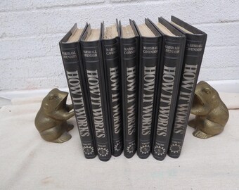 Vintage 1970s 'How it Works' STEM Reference Book Set