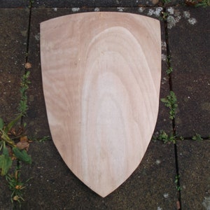 Curved Heater Shield Blank: 12mm Plywood DIY Shield Plaque