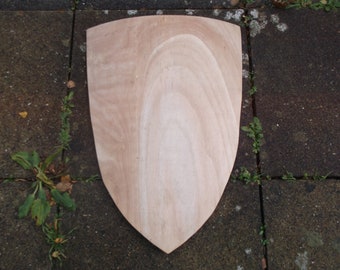 Curved Heater Shield Blank: 12mm Plywood DIY Shield Plaque