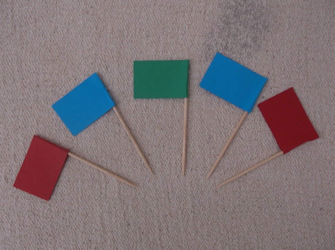 Cocktail Stick Flags Mini Flags Cake Flags Etsy UK