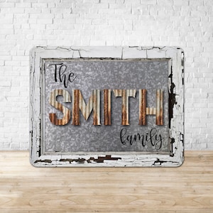 DIGITAL FILE Rusty Corrugated Tin Alphabet and Wooden Metal Frame MEGA Bundle Sublimation Design