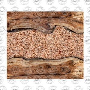 May include: A close-up of a wooden table top with a live edge design. The table top is made of two pieces of wood that have been joined together with a resin fill. The resin fill is a light brown color and has a wavy pattern. The wood is a dark brown color and has a natural grain pattern.