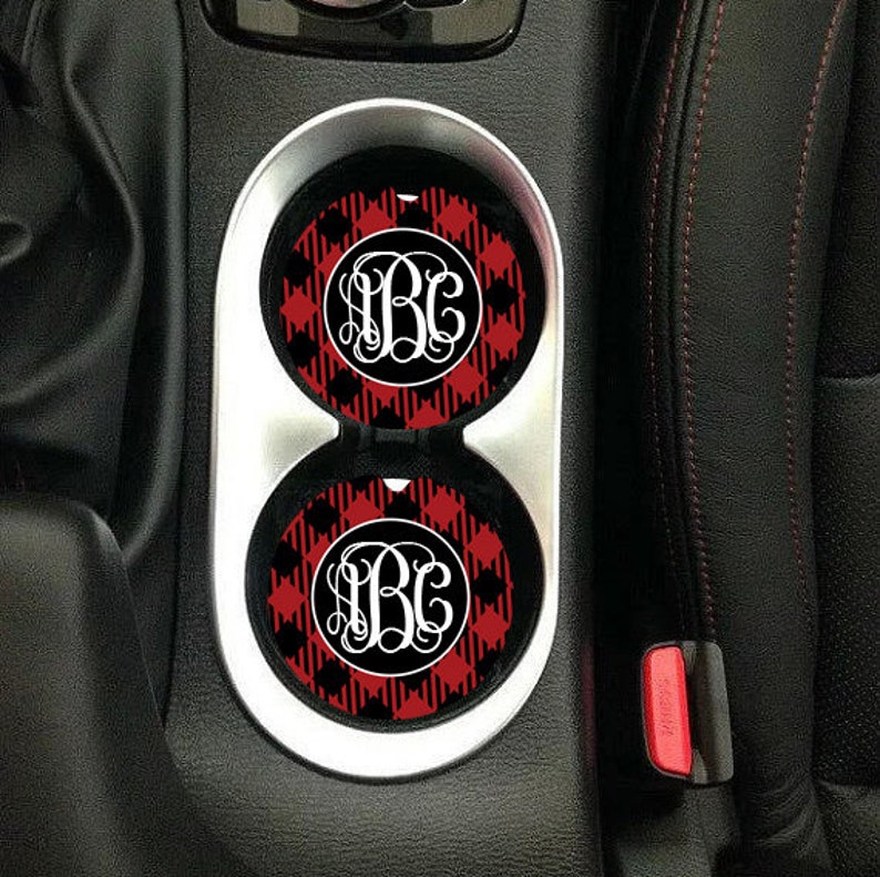 Download Buffalo Plaid Car Coaster Sublimation Template | Etsy
