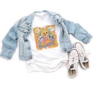 DIGITAL FILE Retro Teacher Sublimation Design