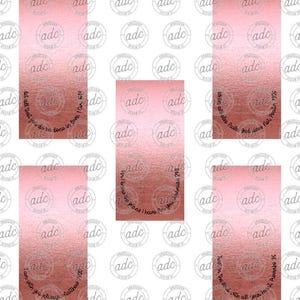 Könnte beinhalten: Vier digital druckbare Karten mit einem rosa und roségoldenen Farbverlauf und inspirierenden Zitaten. Die Zitate lauten: "Lasst alles, was ihr tut, in Liebe geschehen", "Denn ich weiß, welche Pläne ich für euch habe", "Wo Glaube ist, da versagt Gott nicht", und "Vertraue auf den Herrn von ganzem Herzen".